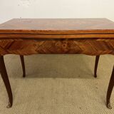 19th century floral marquetry games table