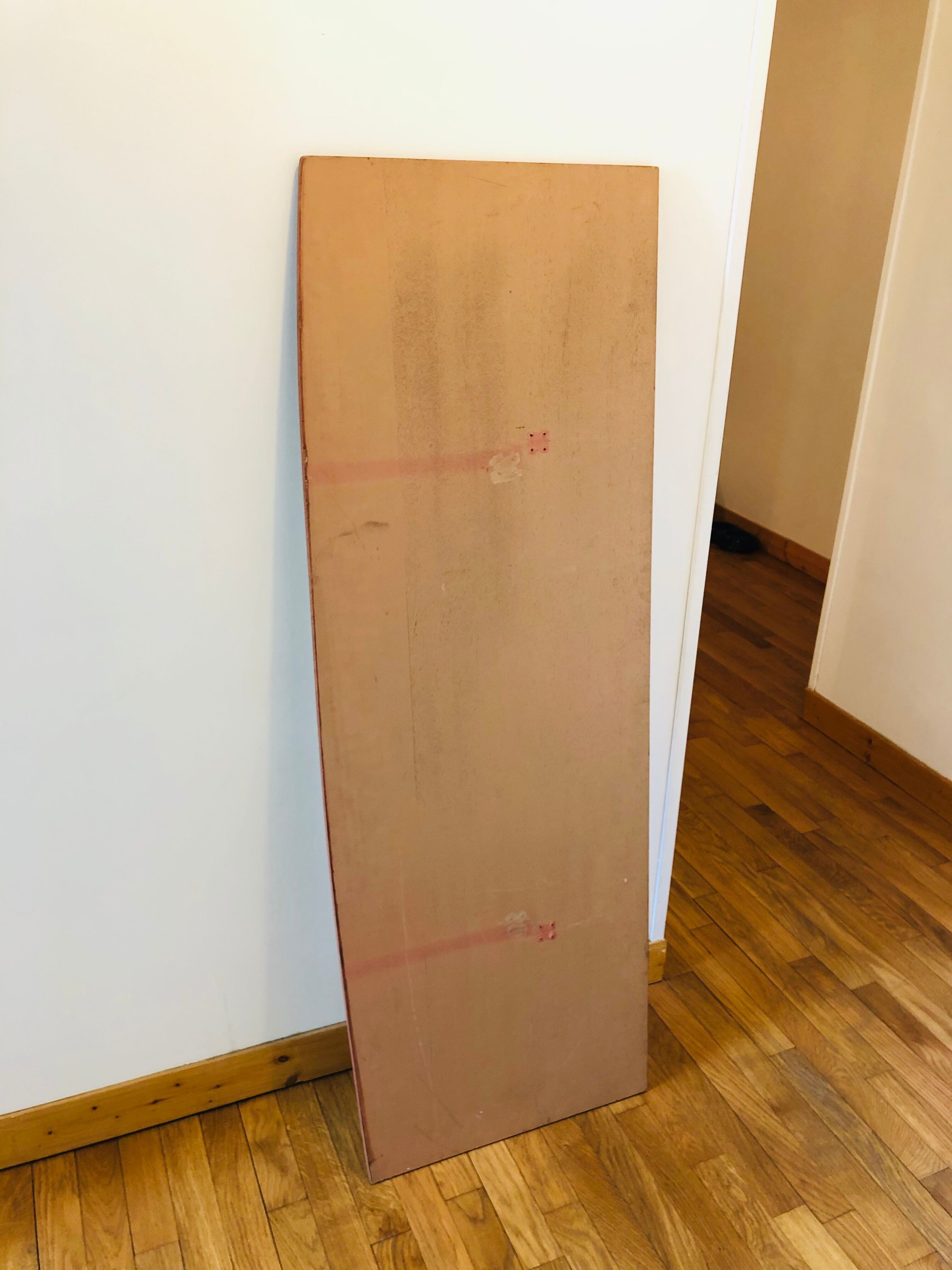 Scandinavian teak mirror