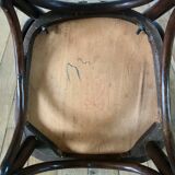 Curved wooden bistro chair 40s 50s