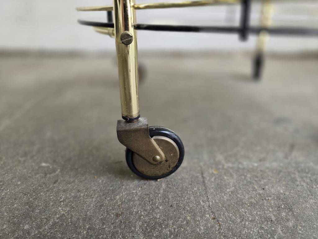 Vintage “gold” trolley / bar trolley / tea trolley