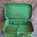 Leather suitcase