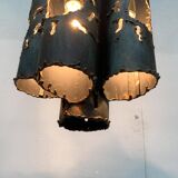 Brutalist Mid-Century Metal Pendant