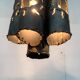 Brutalist Mid-Century Metal Pendant