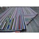 1970s Vintage Turkish Oushak Handmade Wool Cotton Blue Area Rug 180x306