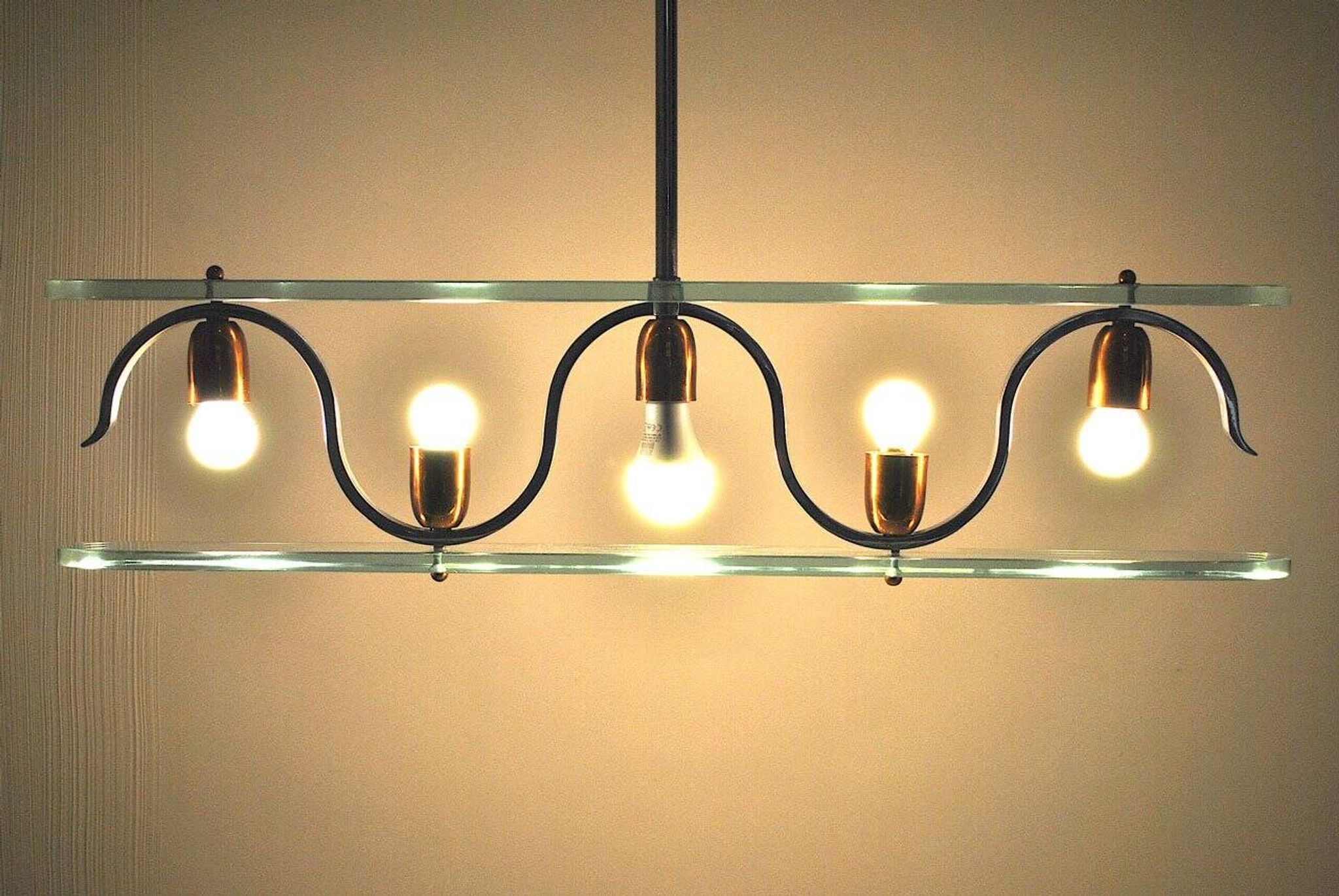 Suspension lamp, Italy, 1950s