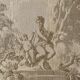 Framed antique tapestry, Fragonard, Grands Magasins du Louvre