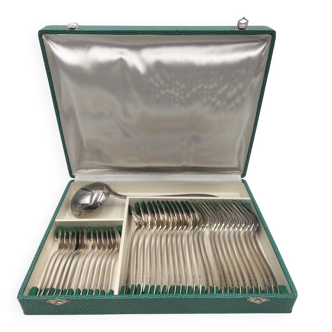 Ménagère métal argenté art deco