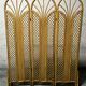 Paravent vintage en rotin et bambou 1950/60