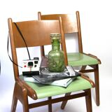 Scandinavian style wooden chairs