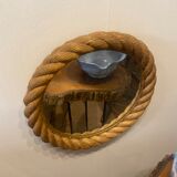 Miroir en corde travail français