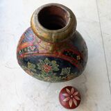 Handpainted metal Indian gourd