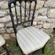 Paire de chaises époque Napoléon lll