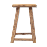 Ancien tabouret chinois - rectangulaire