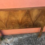 Vintage headboard with bedside tables