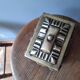 Brass art deco box