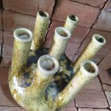 Candlestick / Authentic Tamegroute Pottery Vase