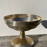 Art Deco footed cup in silver metal