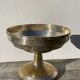 Art Deco footed cup in silver metal