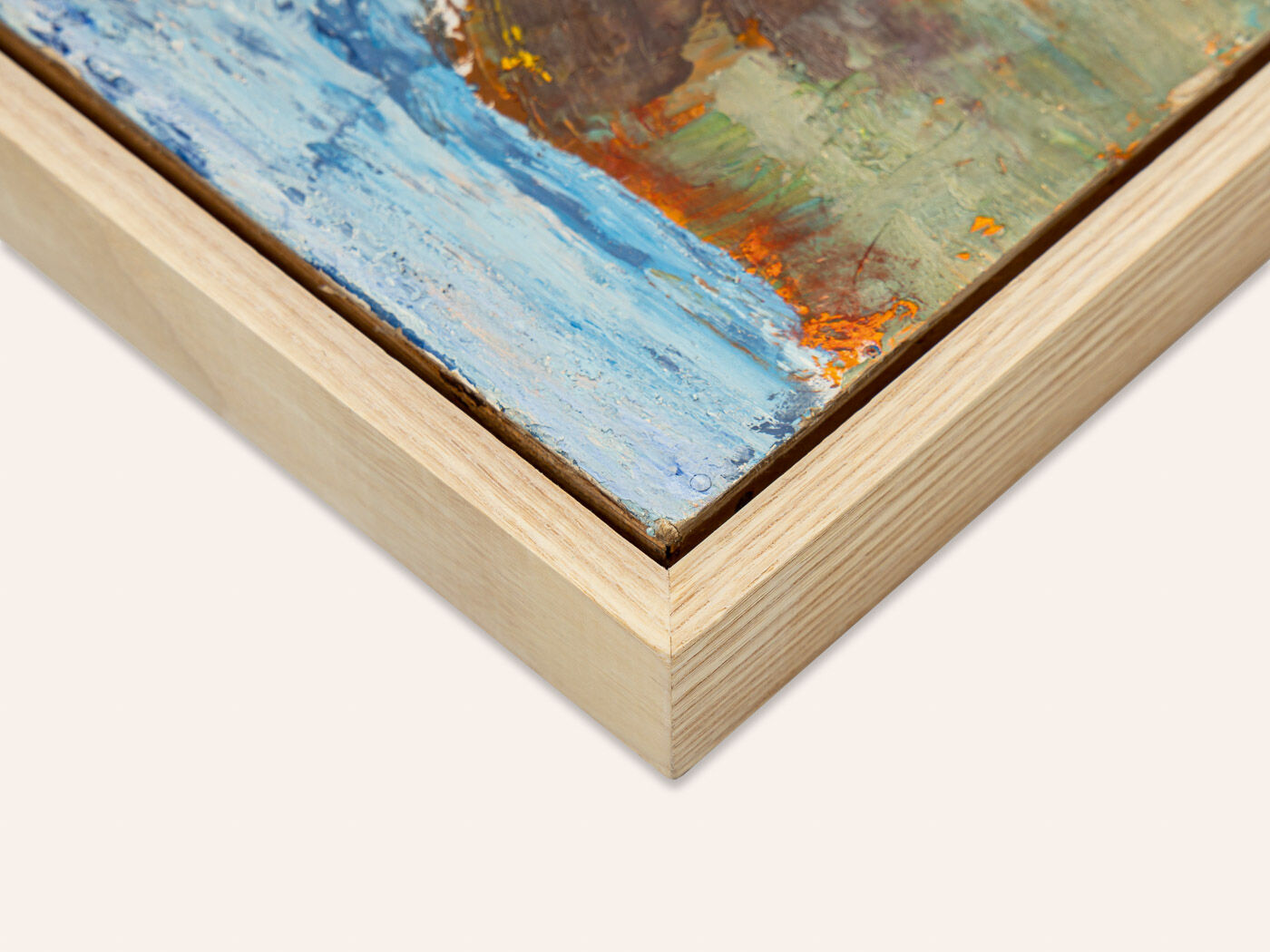 Heißer Tag, Acrylic on Cardboard, 82 x 68 cm