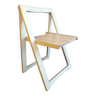 Chaise pliante italienne en bois