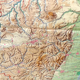 Map of the district of Rhenish Hesse and Palatinate 215 cm