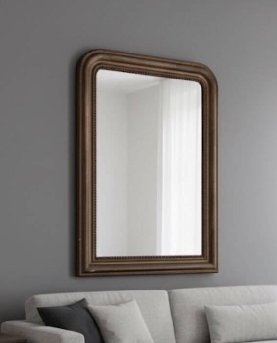 Large Louis-Philippe mirror 19th century - 80 x 107 cm