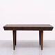 1960's Mid-Century Modern Danish Style Wood Slat Coffee Table or bench