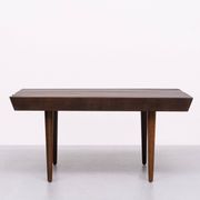 1960's Mid-Century Modern Danish Style Wood Slat Coffee Table or bench