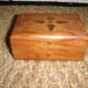 rectangle box India, wood & copper