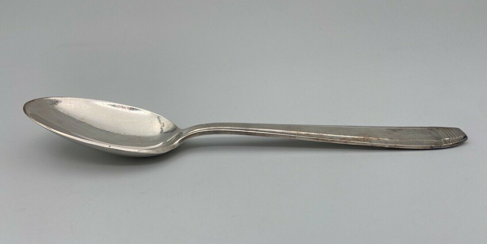 MENAGERE IN SILVER METAL DIXI 36 PIECES ART DECO LADLE SPOONFULS BOX