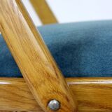 Restored Oak Dining Chairs from Interier Praha, 1960s, Set of 4