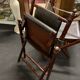 Pair of mahogany colonial armchairs