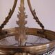 Lustre panier ancien en bronze