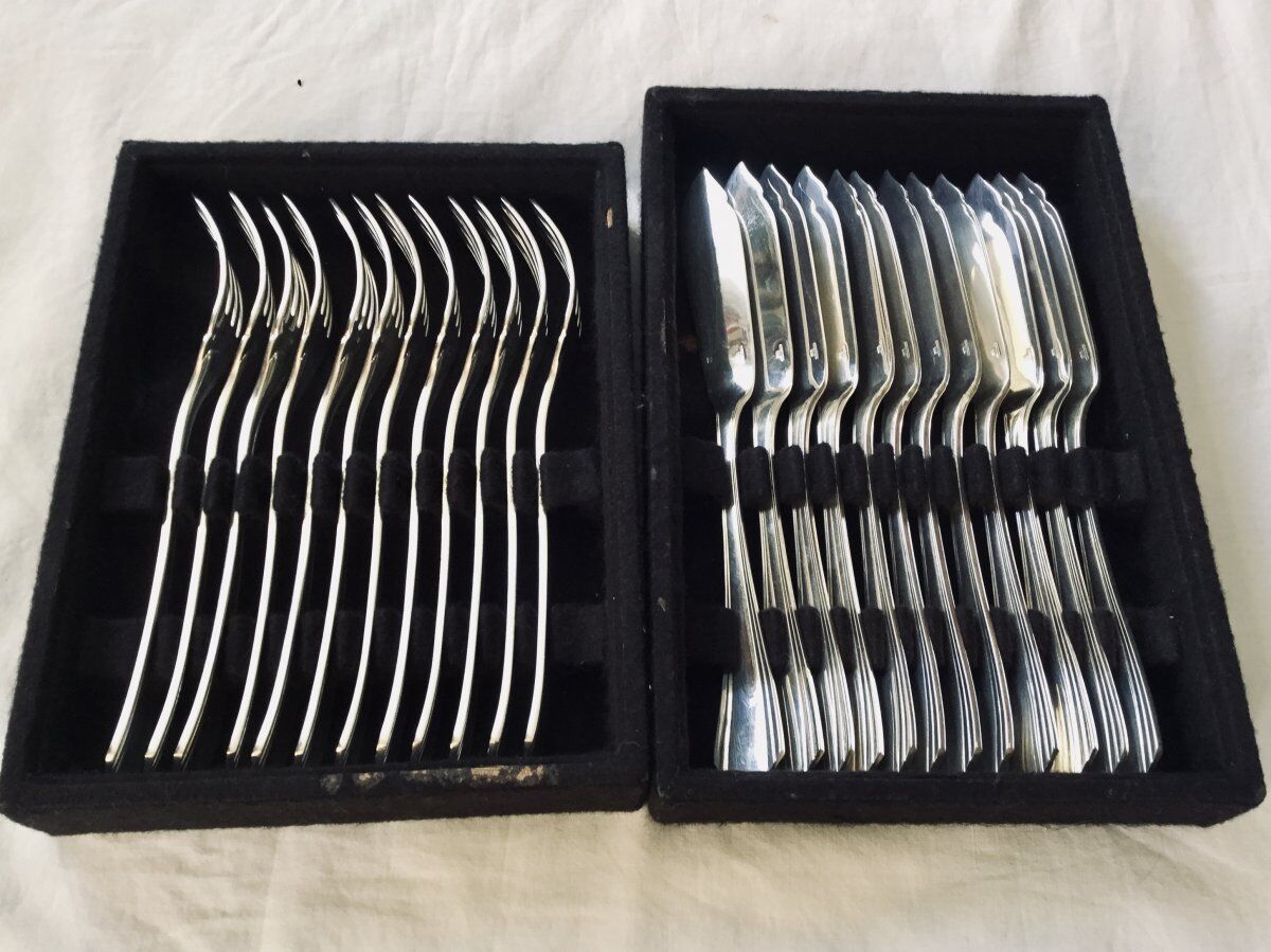 24 cutlery at poisson christofle boréal