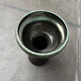 Brutalist studio pottery vase in East German style from the mid-century by Kerstin & Ralf Unterstab for Kunsttöpferei Unterstab KTU, 1960s.