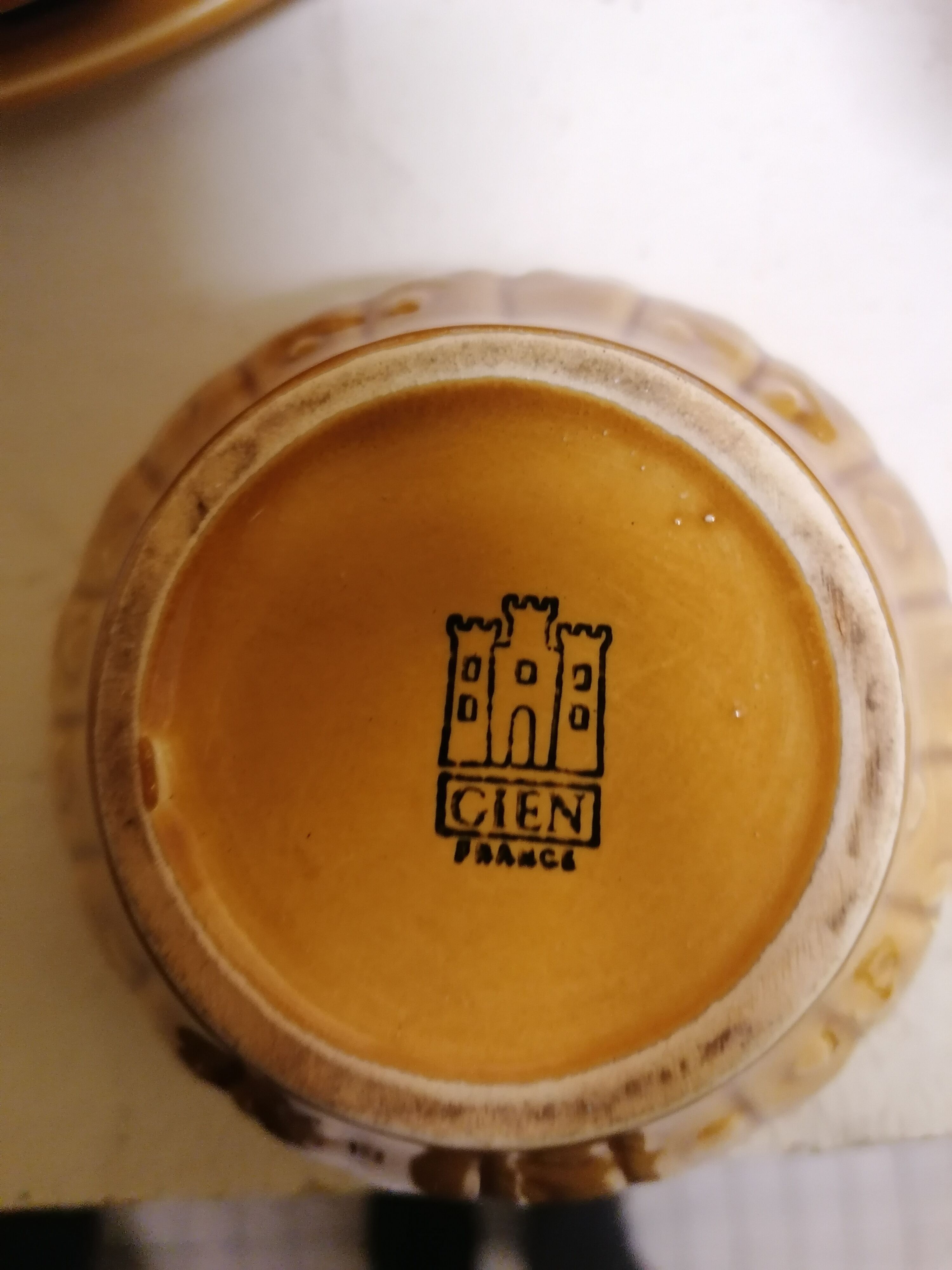 vintage asparagus service GIEN