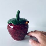 Ceramic pot strawberry slurry