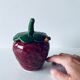 Ceramic pot strawberry slurry