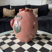 Vase vintage en céramique artisanale
