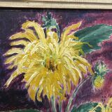 Still life Dahlias yellow