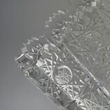 Rectangular cut Saint Louis crystal vase