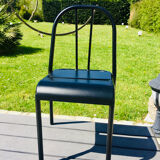 Industrial metal chair