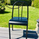 Industrial metal chair