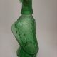 Bouteille en verre vert forme aigle style empoli