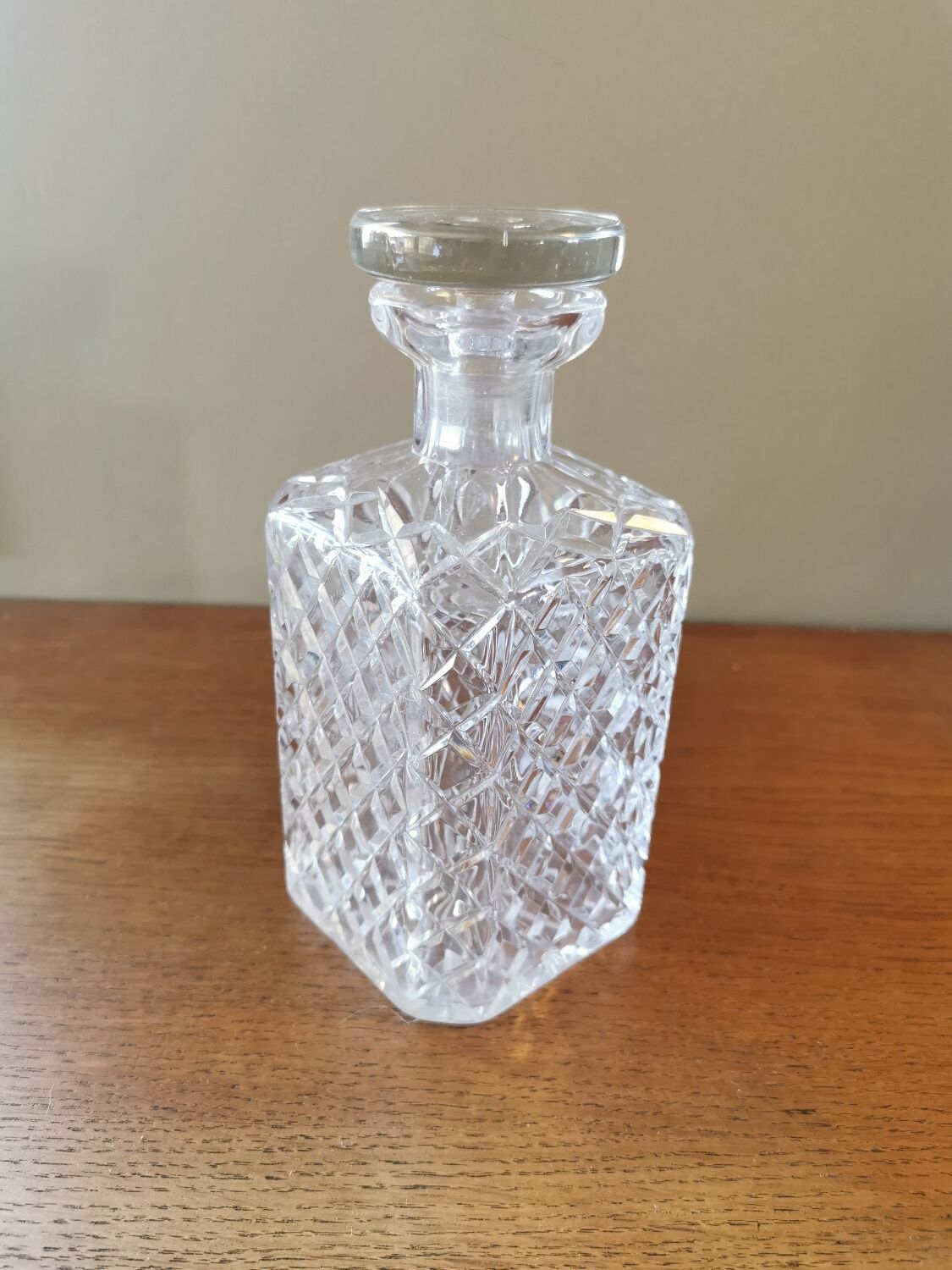 Crystal whiskey decanter