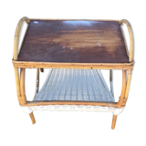 Rattan bedside