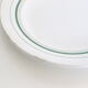 Set of 4 mouin des Loups plate, green motif, French vintage, rustic, countryside
