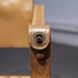 Leather safari chair