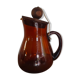 Pichet en verre ambré