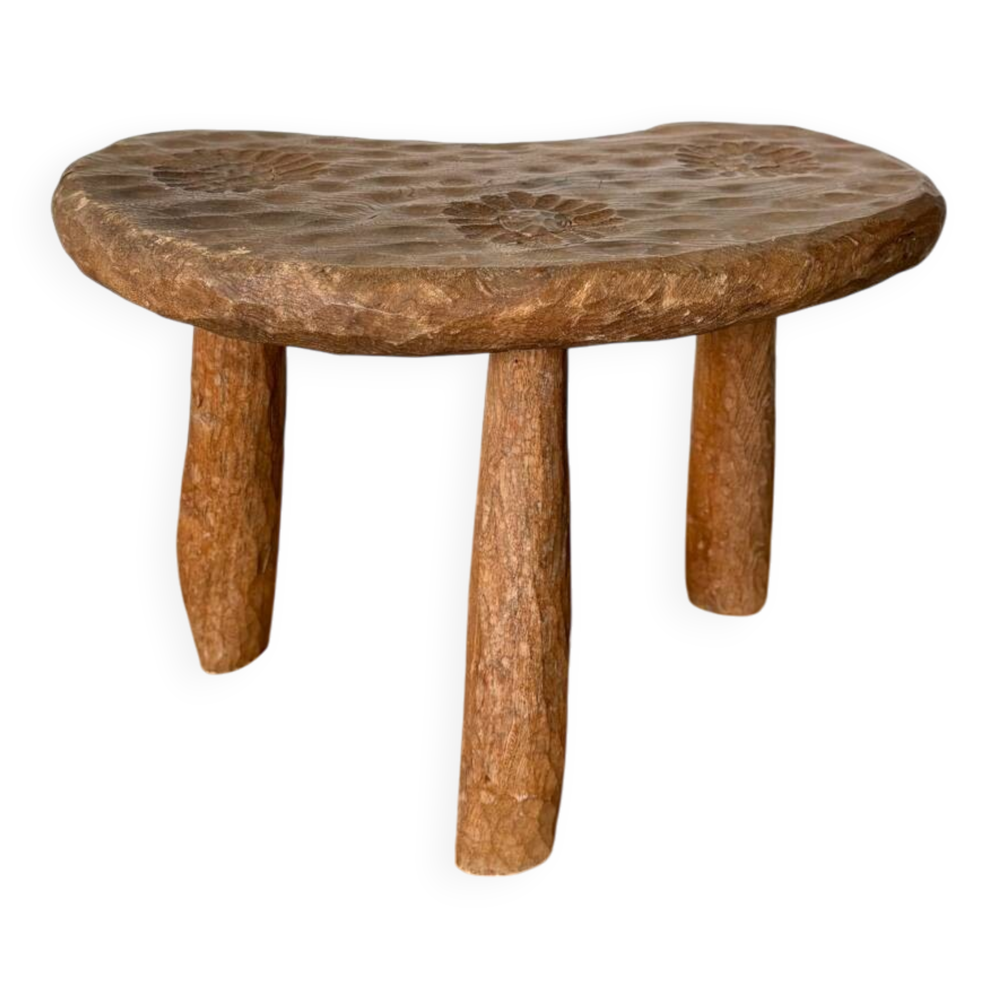 Brutalist tripod stool